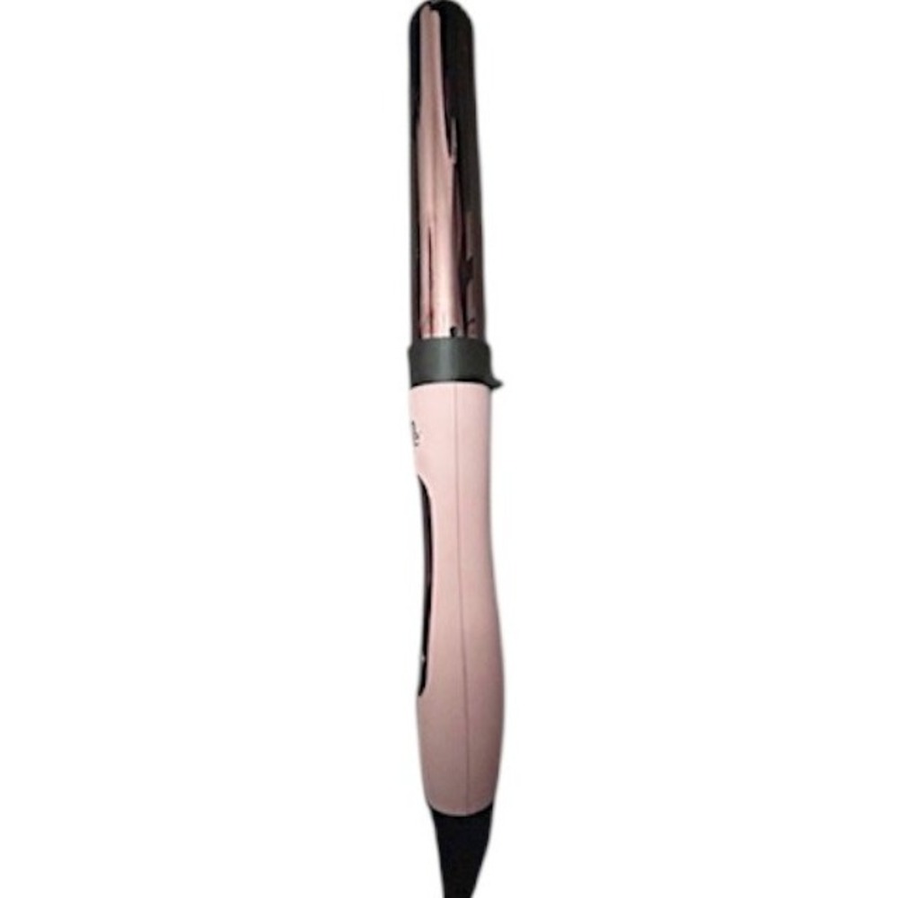 L'ange Le Curl Titanium Curling Wand Rose Gold Blush Pink Professional 13in 1.25 - Picture 9 of 12